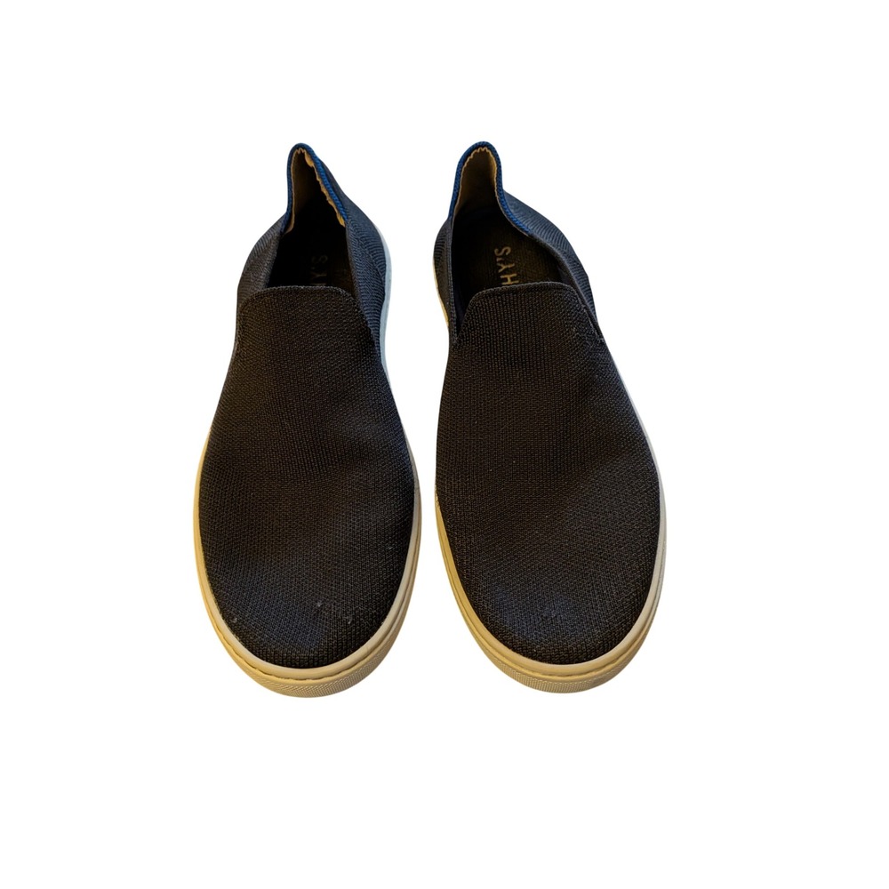 Rothy's The Sneaker Women 9.5 Black Slip On Knit Comfort Shoes